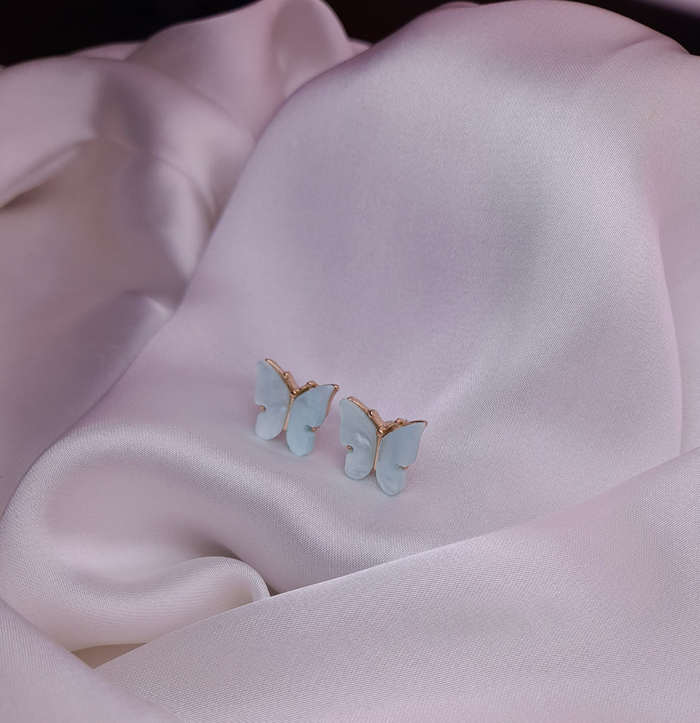 BLUE BUTTERFLY EARING