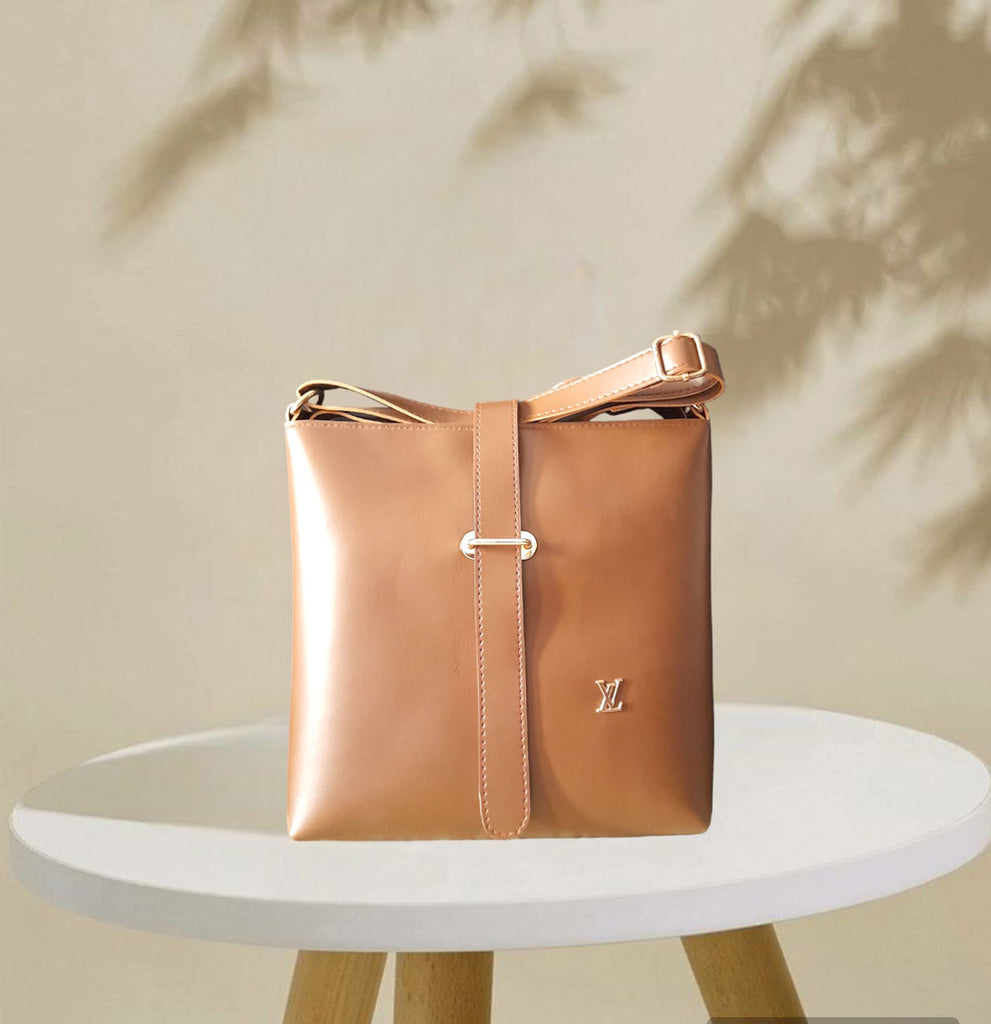 CHOCOLATE CARRY SATCHEL BAG